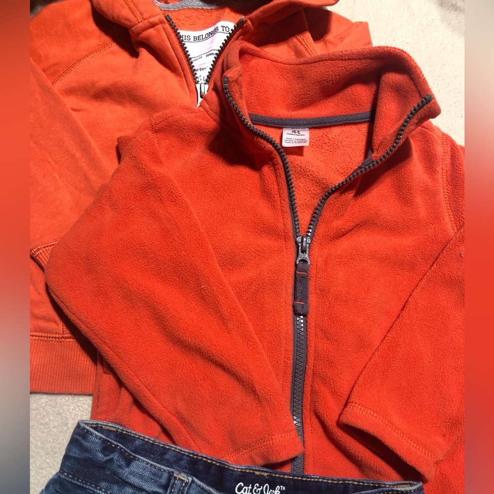 NWOT Carters boys fleece & hoodie